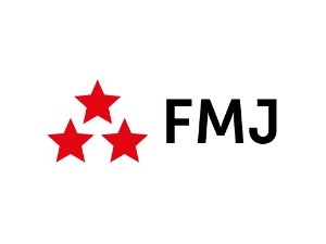 Logo van het bedrijf FMJ.