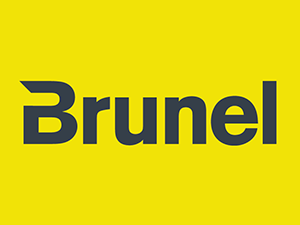 Logo van het bedrijf Brunel.
