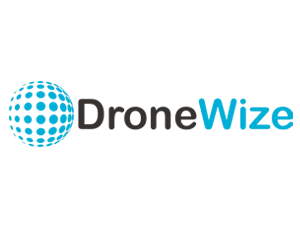 Logo van het bedrijf Dronewize.