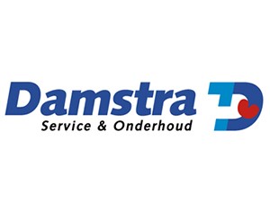 Logo van het bedrijf Damstra Bouw.