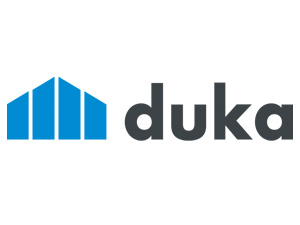 Logo van het bedrijf Duka.
