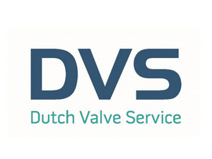 Logo van het bedrijf DVS.