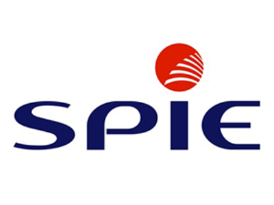Logo van het bedrijf Spie.