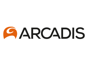 Logo van het bedrijf Arcadis.
