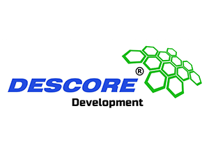 Logo van het bedrijf Descore Development.
