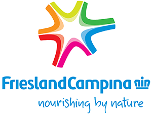 Logo van het bedrijf Friesland Campina.