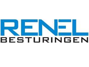 Logo van het bedrijf Renel Besturingen.