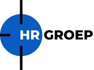 Logo van het bedrijf HR Groep.